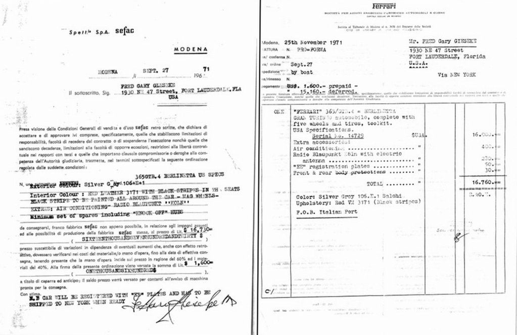 1971 Ferrari 365 GTB4 Berlinetta Scaglietti