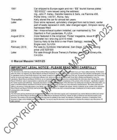 1971 Ferrari 365 GTB4 Berlinetta Scaglietti