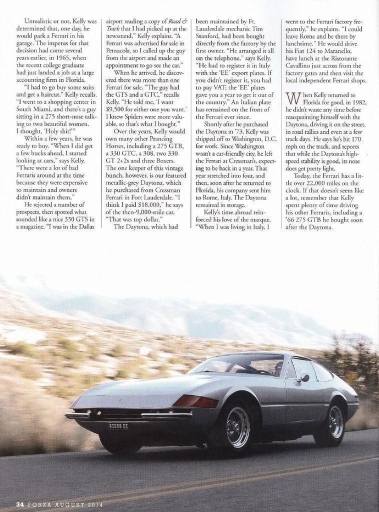 1971 Ferrari 365 GTB4 Berlinetta Scaglietti