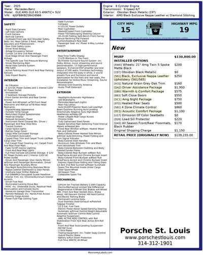 2025 Mercedes-Benz GLE AMG® GLE 63 S