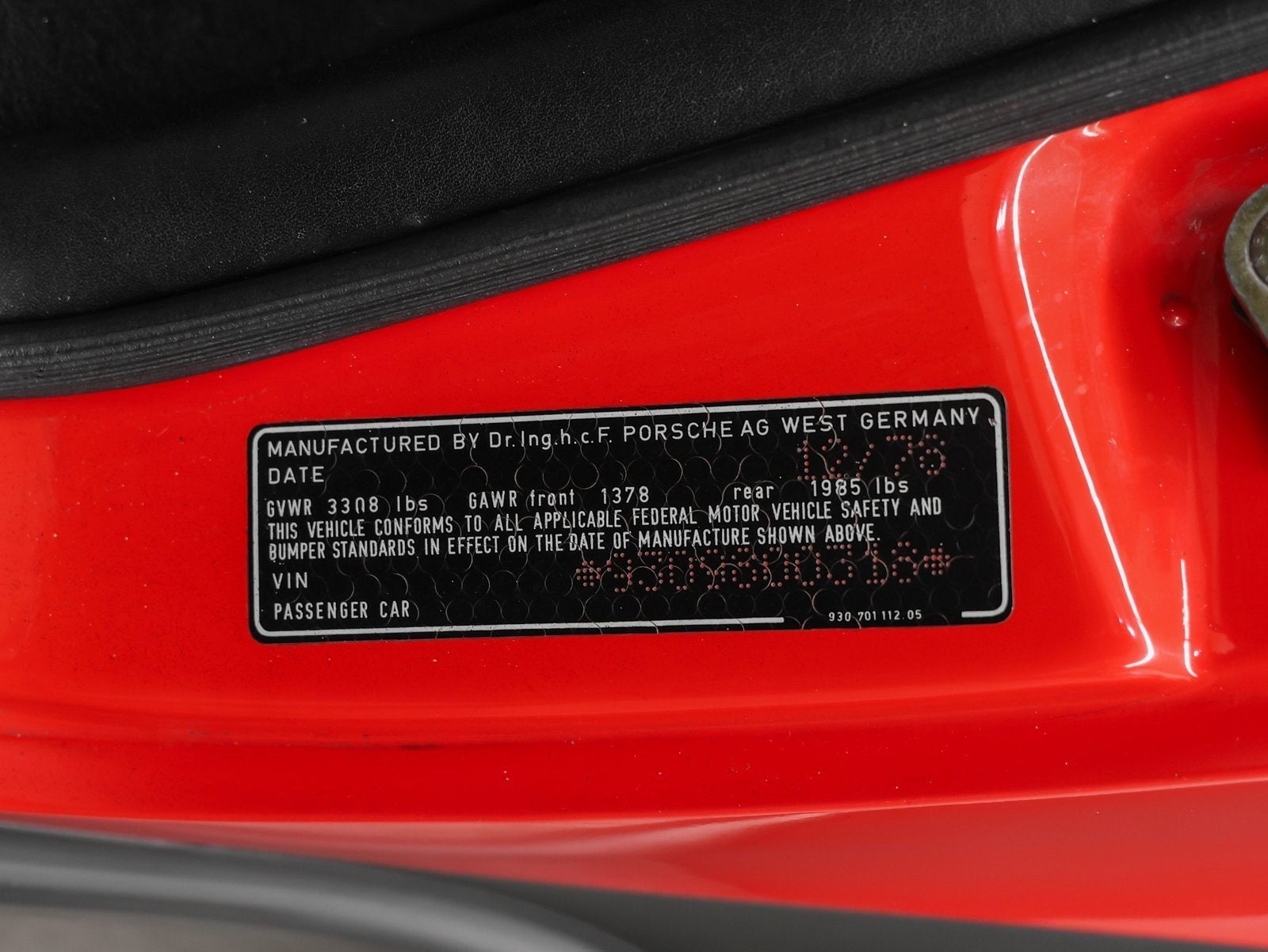 1979 Porsche 930 Turbo Base