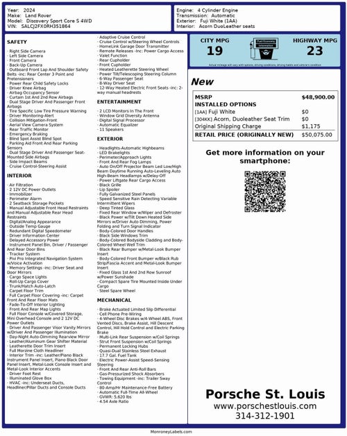 2024 Land Rover Discovery Sport Core S
