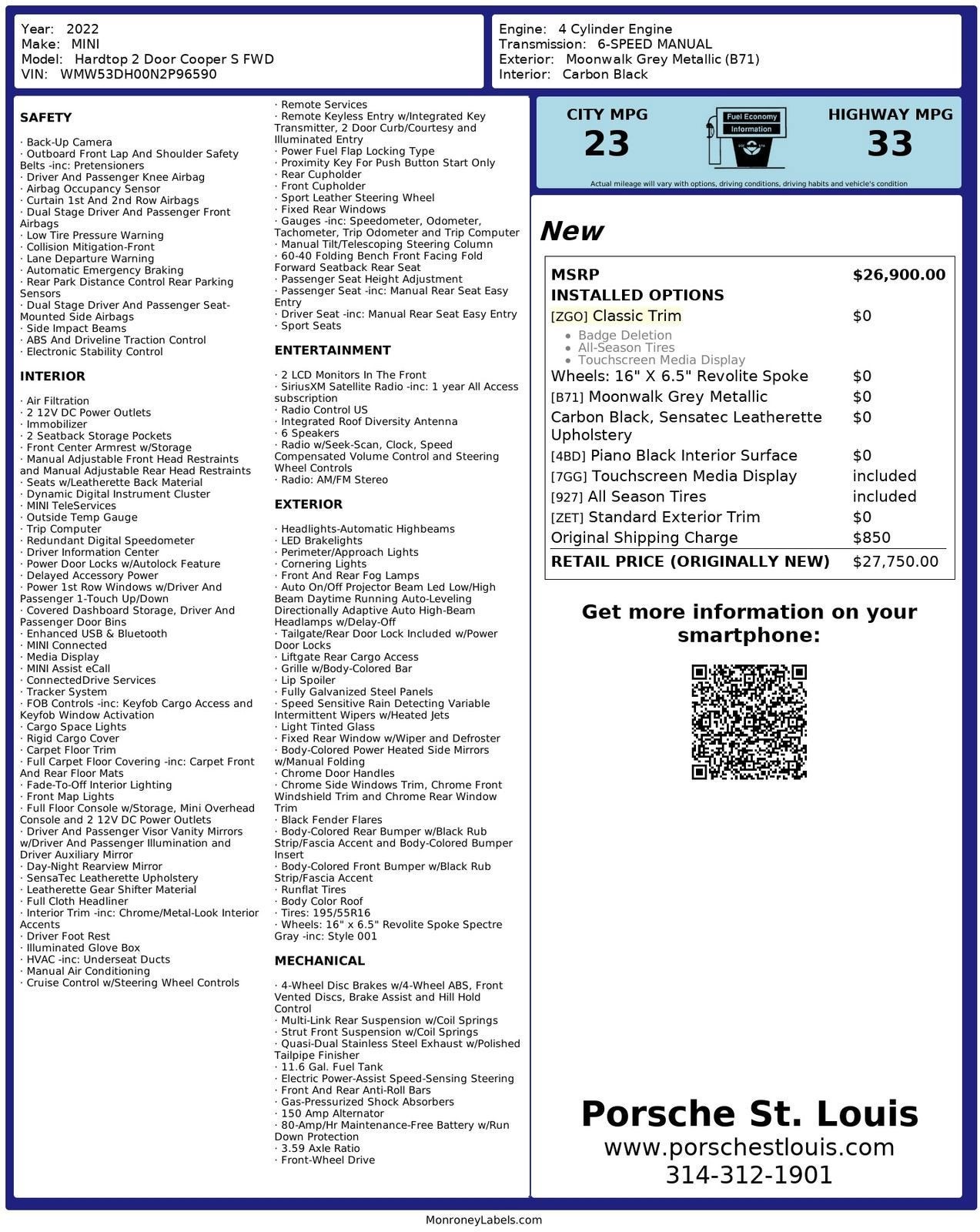 2022 MINI Hardtop 2 Door Cooper S