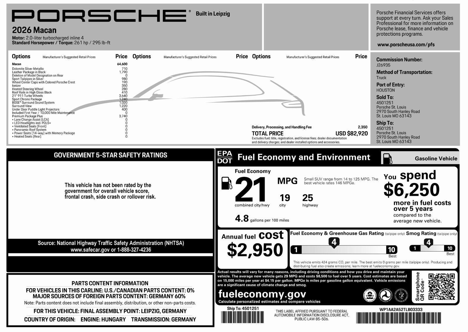 2026 Porsche Macan Base