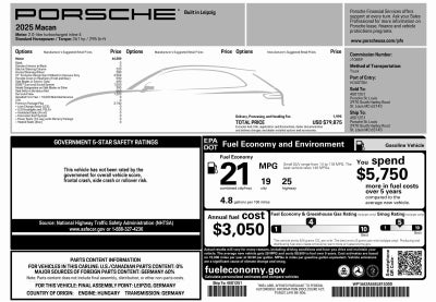 2025 Porsche Macan Base