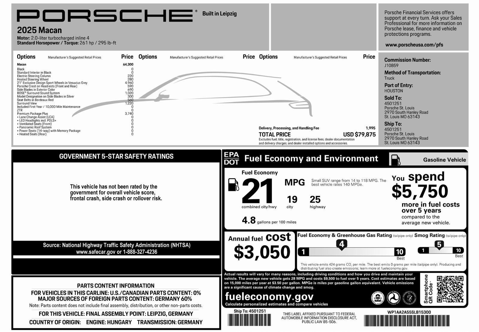 2025 Porsche Macan Base