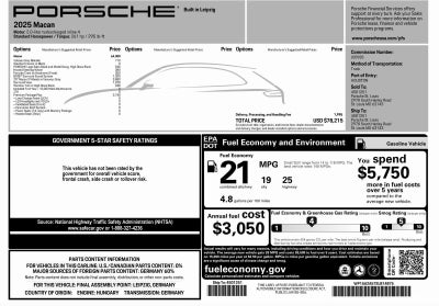 2025 Porsche Macan Base