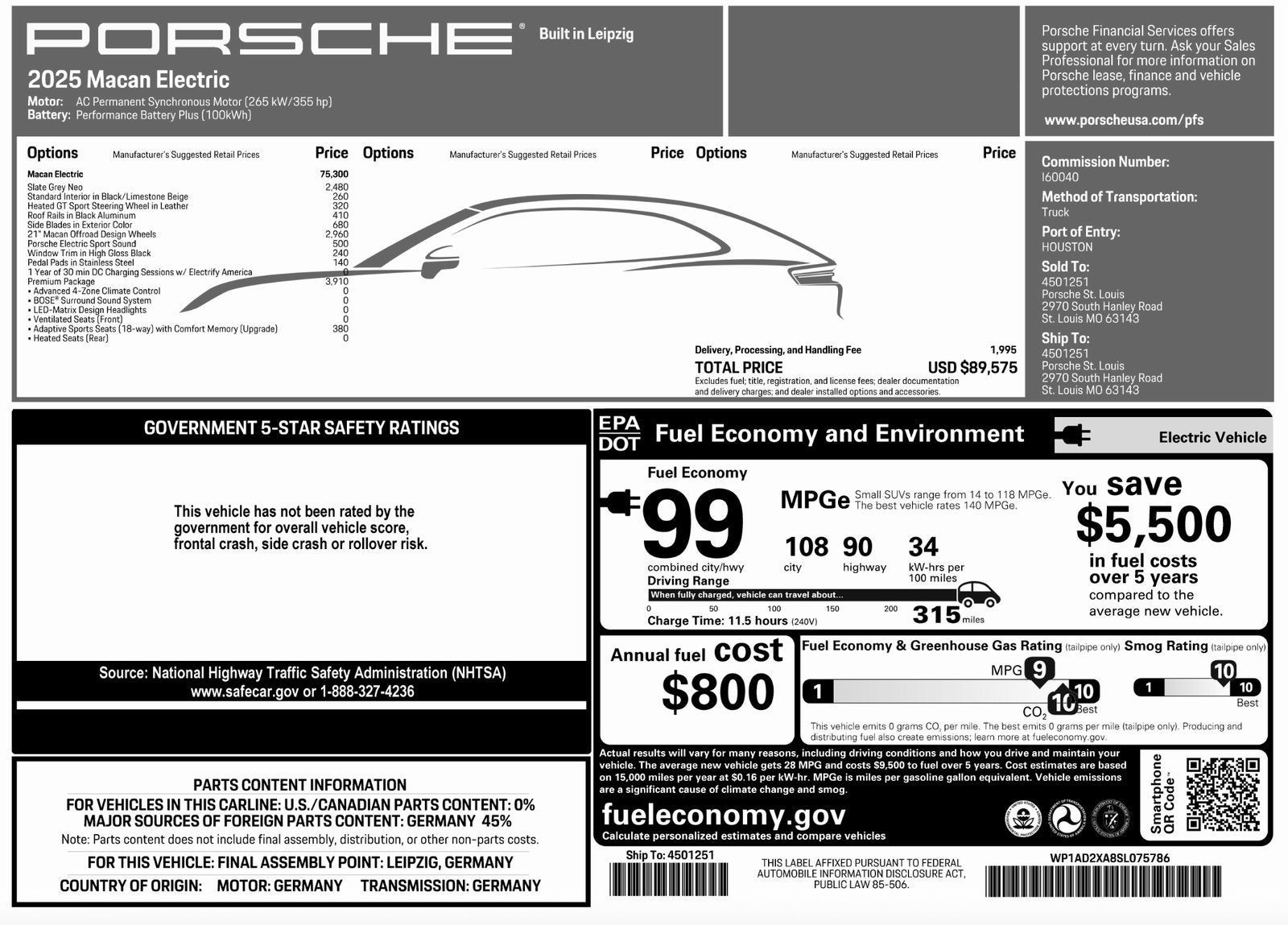 2025 Porsche Macan Electric