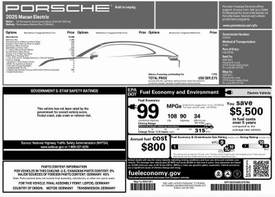 2025 Porsche Macan Electric