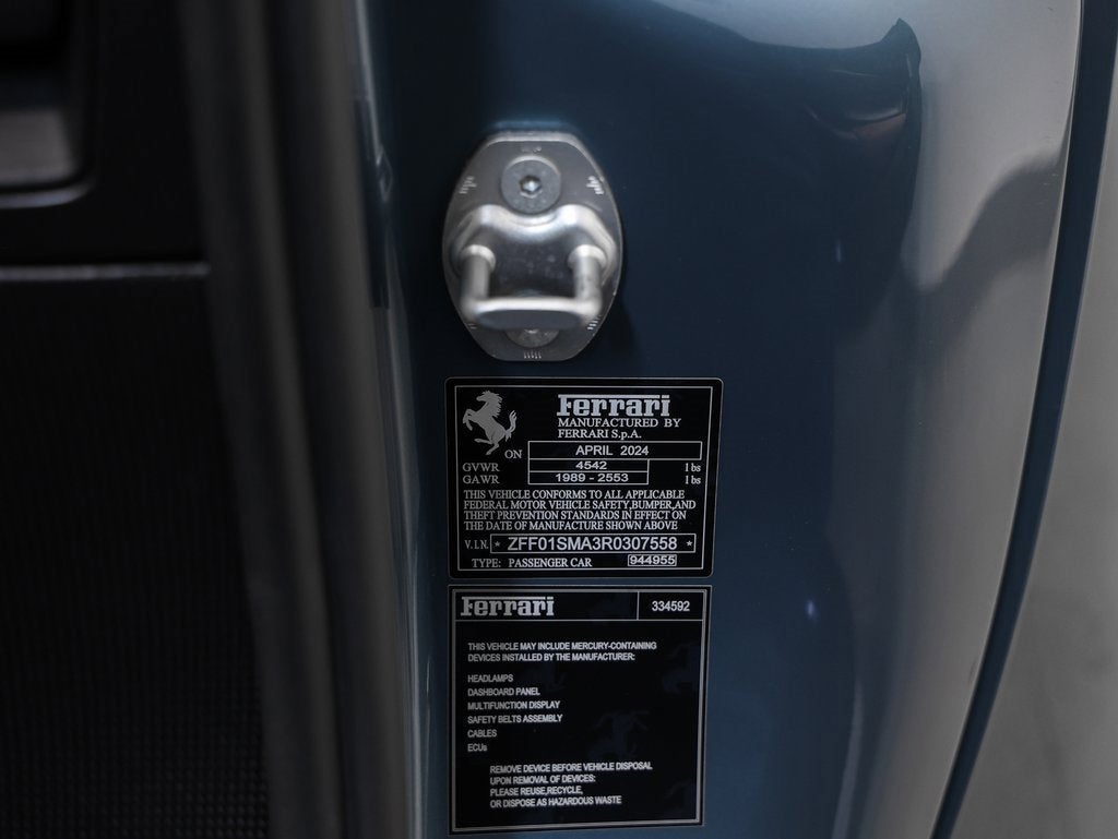 2024 Ferrari 296 GTS Tailor Made