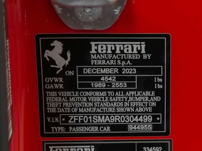 2024 Ferrari 296 GTS Base