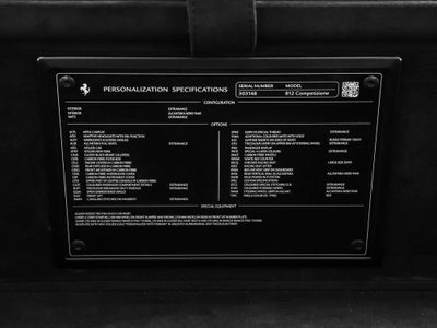 2024 Ferrari 812 Competizione Base