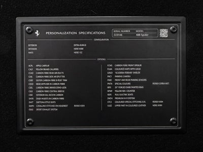 2017 Ferrari 488 Spider Base