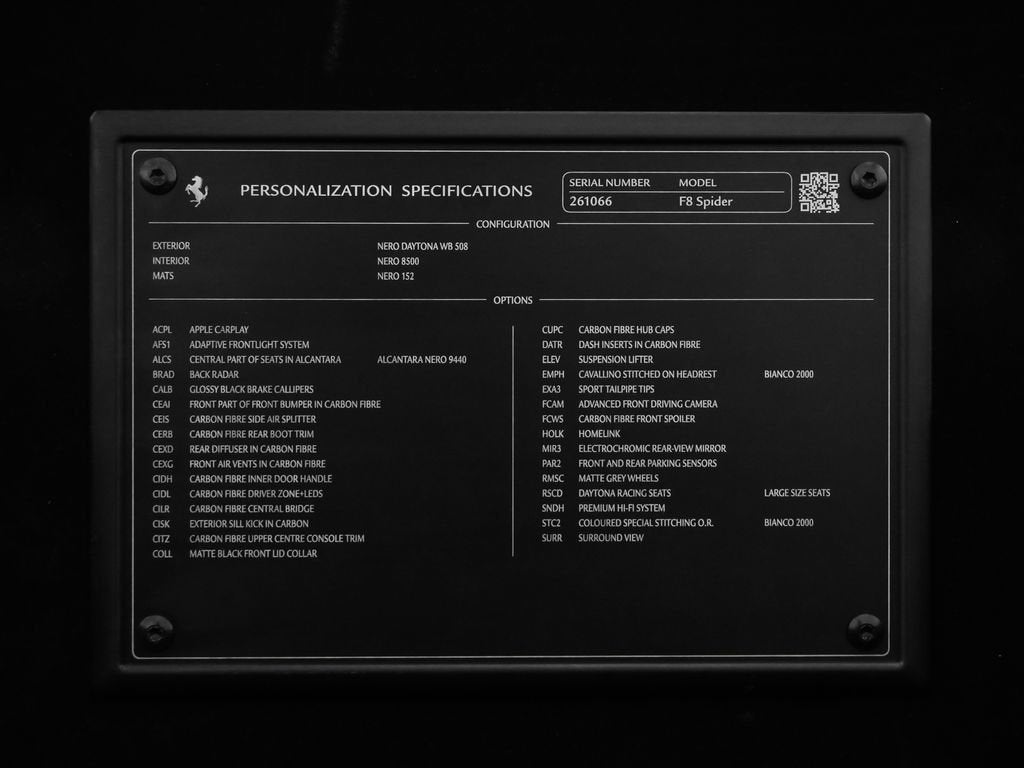 2021 Ferrari F8 Spider Base