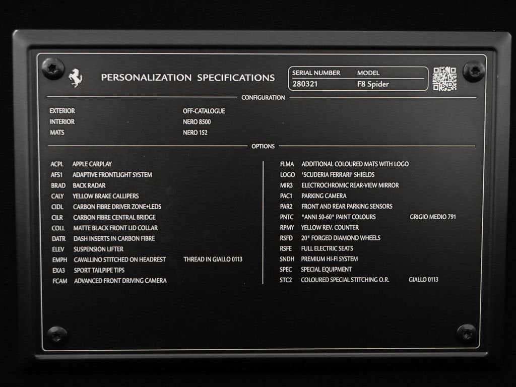 2022 Ferrari F8 Spider Base