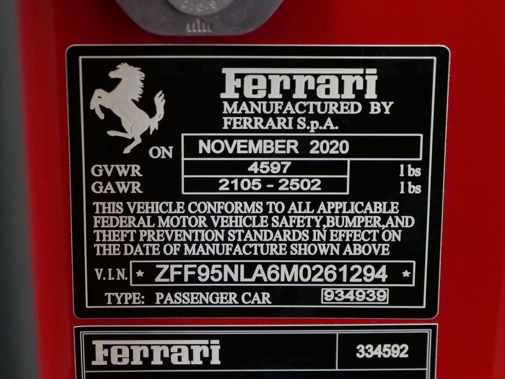 2021 Ferrari SF90 Stradale Base