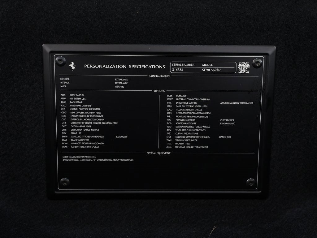2025 Ferrari SF90 Spider Base