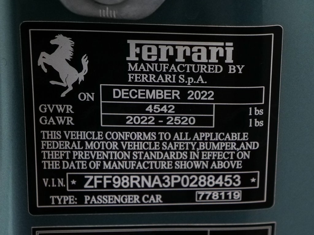 2023 Ferrari Roma Base