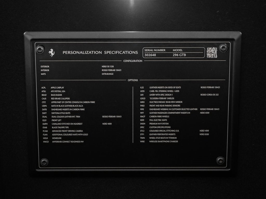 2024 Ferrari 296 GTB Base